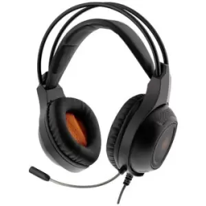 DELTACO GAMING DH210 Gaming On-ear headset Corded (1075100) Stereo Black