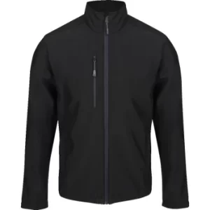 Black Recycled Fleece Jacket (L)