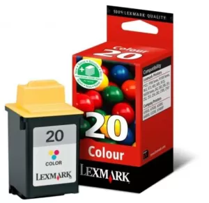 Lexmark 20 Tri Colour Ink Cartridge