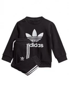 Adidas Originals Crew Sweatshirt Set - Black