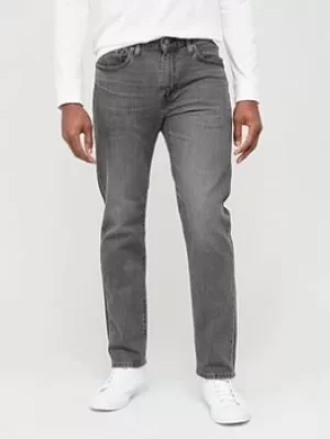Levis 502 Taper Fit Jeans, Dark Grey Wash, Size 32, Length Long, Men