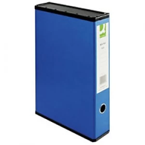 Q-CONNECT Box File Foolscap 75mm Blue Pack of 5