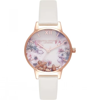 Busy Bees Rose Gold & Nude Watch