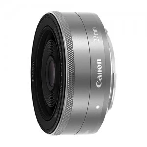 Canon EF-M 22mm f/2 STM Lenses -Silver