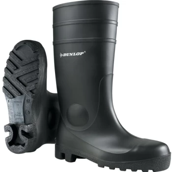 Dunlop - 142PP Protomaster Black Wellington Boots - Size 10.5