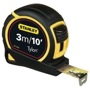 Original Stanley 3m Retractable Tape Measure with Belt Clip