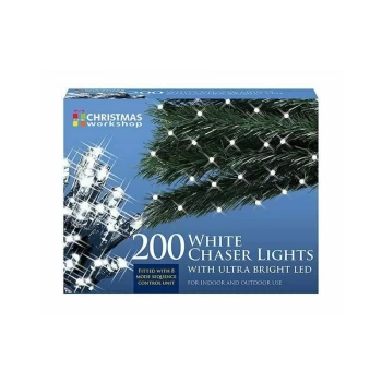Benross 200 LED White Ultra Bright LED Chaser Lights Indoor & Outdoor Decoration