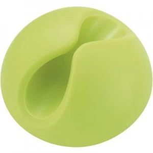 Cable mount Self adhesive Green fluorescent 547688