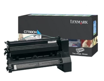 Lexmark C7700CH Cyan Laser Toner Ink Cartridge