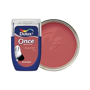 Dulux Once Roasted Red Matt Emulsion Paint 30ml