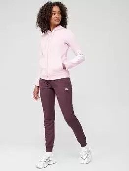 adidas Essentials Linear Tracksuit - Pink Size XS Women