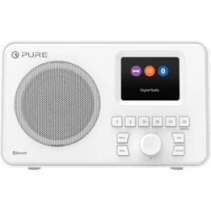 Pure Elan One Desk radio DAB+, FM AUX, Bluetooth, DAB+, FM Alarm clock White