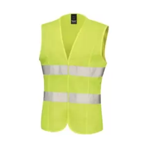 Result Core Womens/Ladies Sleeveless Hi Vis Vest (M/12) (Fluorescent Yellow)