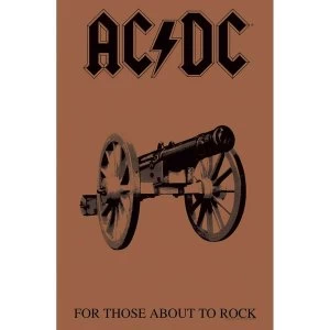 AC/DC - For Those About To Rock Textile Poster