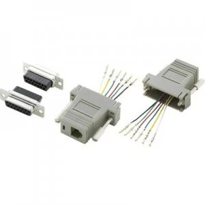 D SUB adapter D SUB socket 15 pin RJ12 socketConrad Components1 pcs