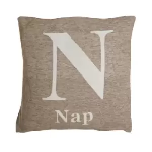 "Nap" Natural Filled Cushion 45x45cm