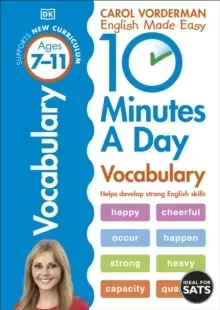 10 Minutes A Day Vocabulary, Ages 7-11 (Key Stage 2) : Supports the National Curriculum, Helps Develop Strong English Skills