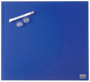 Nobo Diamond Drywipe Board Magnetic 450x450mm Blue