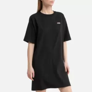 Mini Shift T-Shirt Dress with Short Sleeves