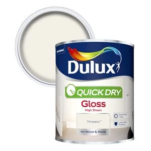 Dulux Quick Dry Timeless Gloss High Sheen Paint 750ml