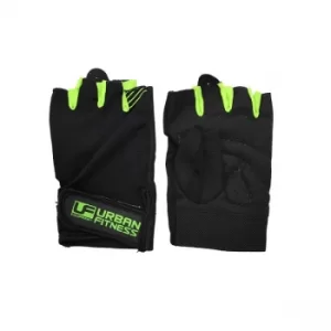 Urban Fitness Training Glove Small Black/Green