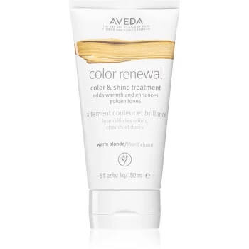 Aveda Color Renewal Color & Shine Treatment Bonding Color Mask for Hair Shade Warm Blonde 150ml