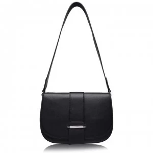 Karen Millen Manhattan Shoulder Bag - BLACK001