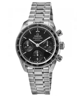 Omega Speedmaster Co-Axial Chronograph 38mm Black Dial Stainless Steel Mens Watch 324.30.38.50.01.001 324.30.38.50.01.001