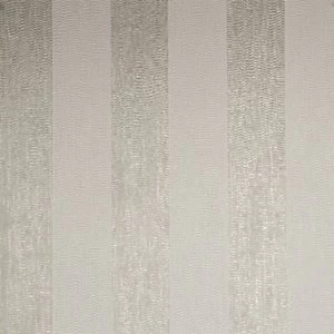 Boutique Water Silk Stripe Ivory/Taupe Decorative Wallpaper - 10m