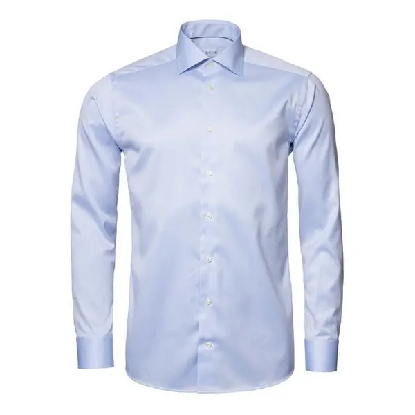 ETON Contemporary Fit Cotton Shirt - Blue S