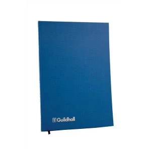 Guildhall A4 95gm2 6 Column Account Book Blue
