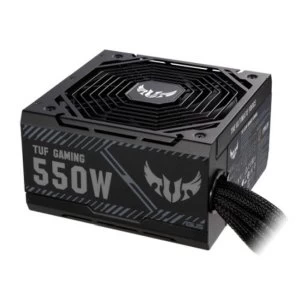 Asus 550W TUF Gaming PSU, Double Ball Bearing Fan, Fully Wired, 80+ Bronze UK Plug