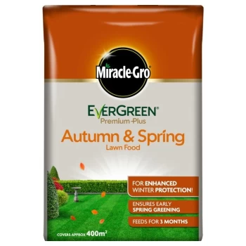 Miracle-Gro Evergreen Premium Plus Autumn & Spring Lawn Food 400m2 - 119673