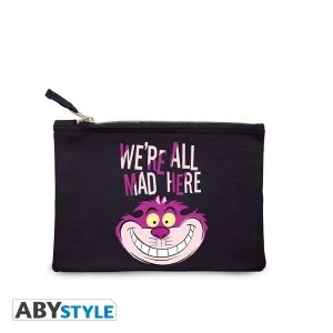 DISNEY - We're all mad here Blue Cosmetic Case