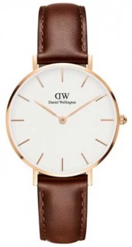 Daniel Wellington Classic St Mawes Unisex White Dial Watch
