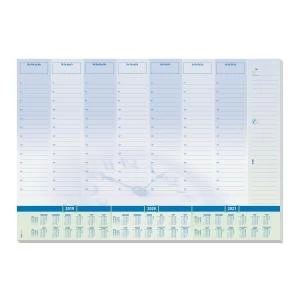 Sigel Desk Pad Calendar Planner 30 Sheets 595x410mm Light Blue Ref