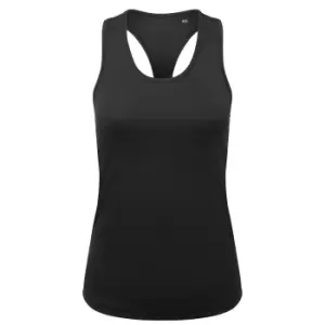 TriDri Womens/Ladies Performance Recycled Vest (XS) (Black)