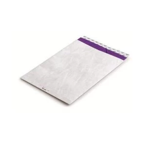 Tyvek Envelope C4 324x229mm 55gm2 Peal and Seal White Pack of 100
