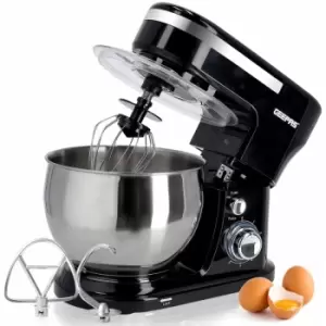 Stand Mixer 5L Mixing Bowl Beater Dough Hook 6Speed 1000W Stainless Steel Geepas