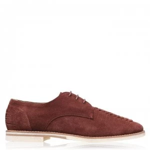 H By Hudson Chatra Shoes - Rust Suede