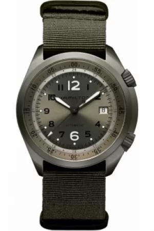 Mens Hamilton Khaki Pilot Pioneer Alu Automatic Watch H80405865