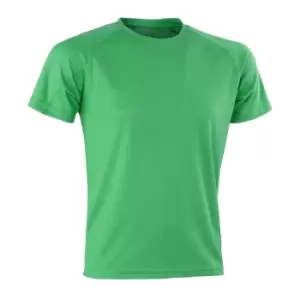 Spiro Mens Impact Aircool T-Shirt (L) (Irish Green)
