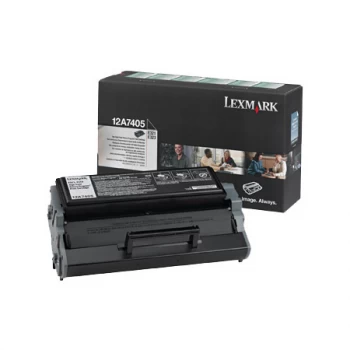Lexmark 12A7405 Black Laser Toner Ink Cartridge