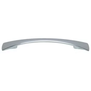 Cooke Lewis Polished Chrome effect Curved Curved Cabinet handle Pack of 2
