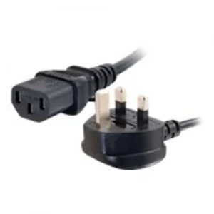 C2G 3m 16 AWG Universal Power Cord (IEC320C13 to BS 1363)