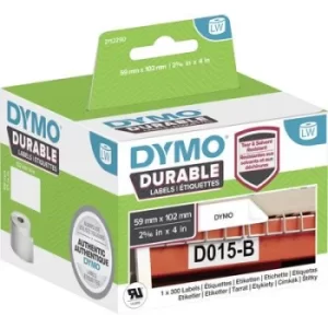 Dymo 2112290 LabelWriter Durable Labels 59mm x 102mm