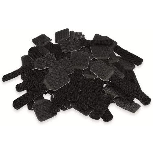 LTC Pro Wall Cable Management Clips Self-Adhesive (black)