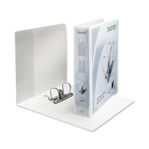 Leitz Presentation Mini Lever Arch File 180degree Opening 52mm Spine A4 White Ref 42260001 Pack 10