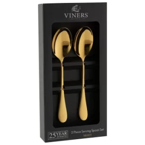 Viners Select Gold 2 PCE Serving Spoons Giftbox
