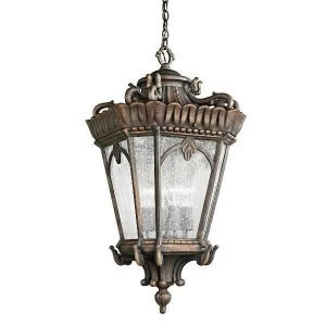 1 Light Medium Outdoor Ceiling Chain Lantern Londonderry, E27